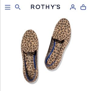 Rothy’s Spotted Leopard Loafer 7.5 EUC Orig $165